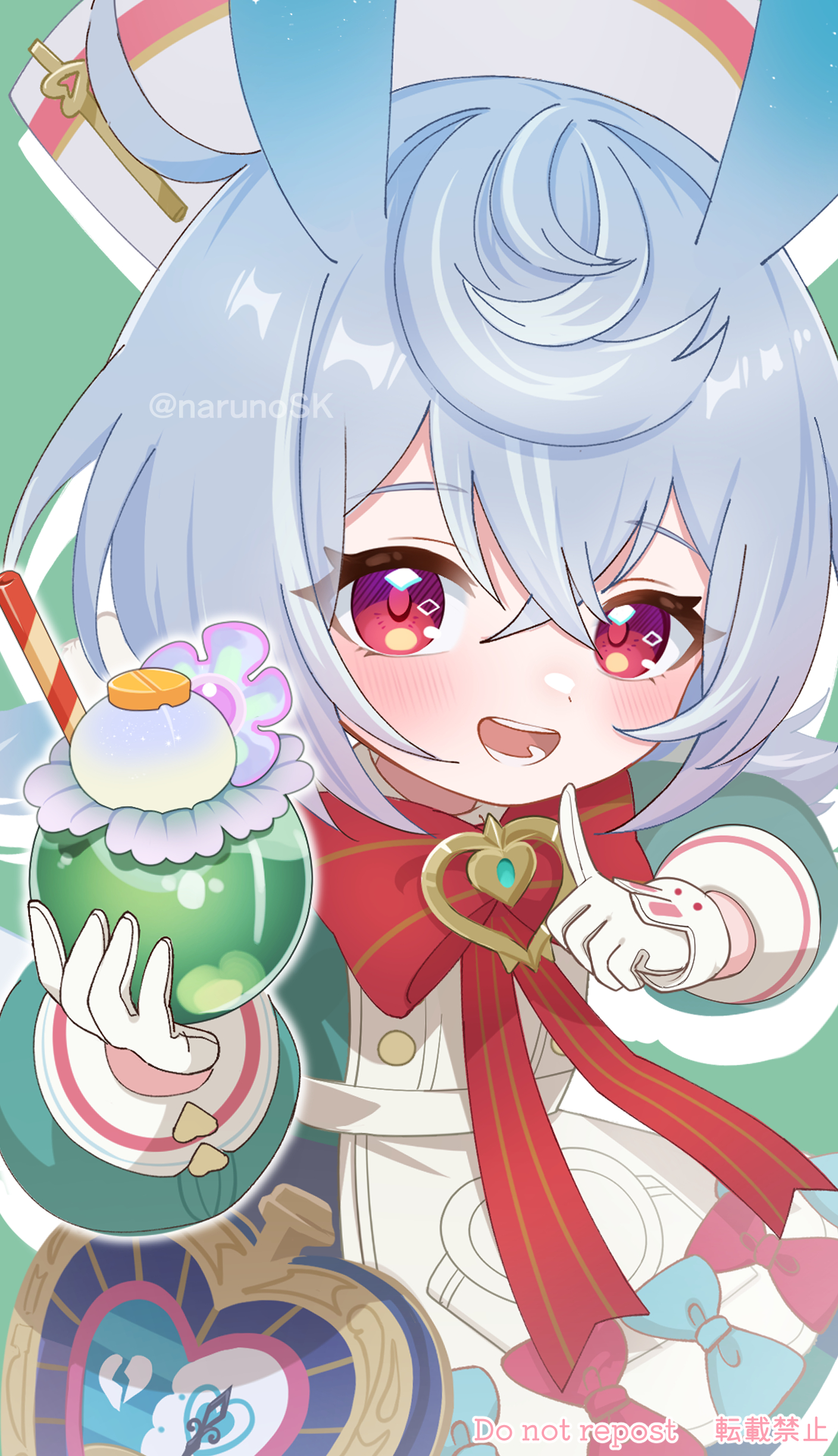 原神 シグウィン 色紙 イラスト 手書き - メルカリ