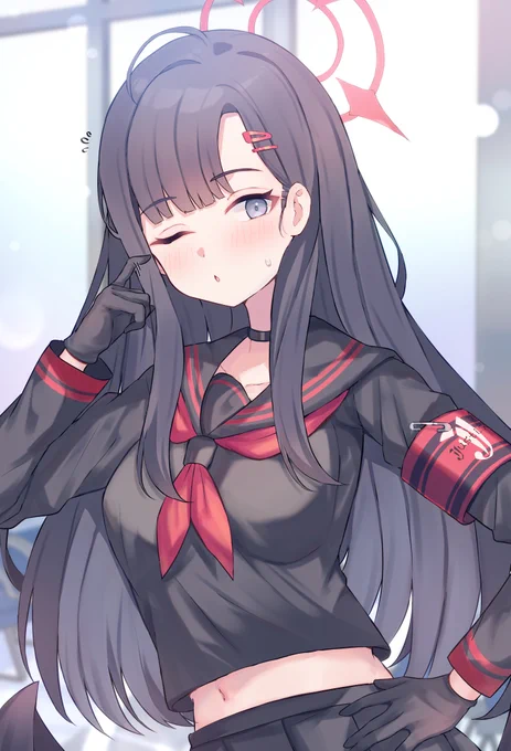 べ、別にイタズラしてもいいっすよ・・・ #ブルアカ