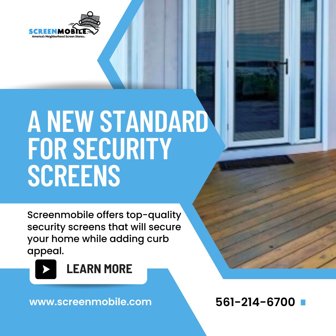 WPBScreenmobile's tweet image. We believe you can have it all!— You can have security with your screen door and also have it look great!

#Screenmobile #screens #doorscreens #swfl