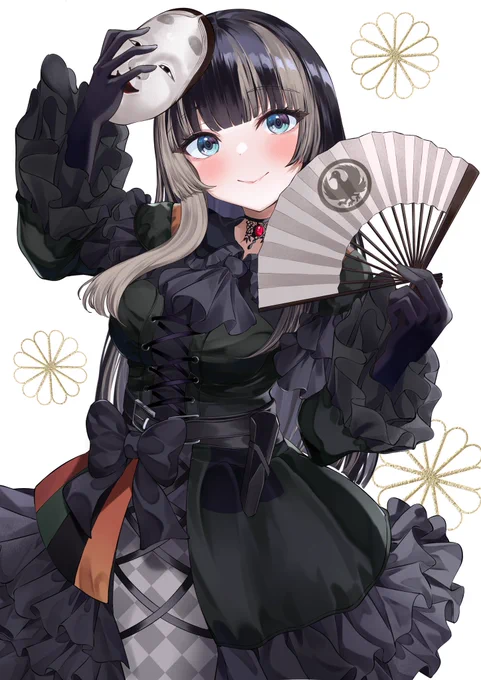 儒烏風亭らでんちゃん!#らでん似絵 