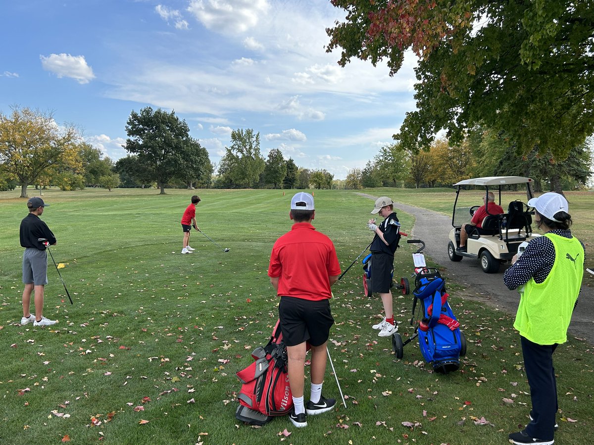 Congrats to Liberty and Hopewell on winning the annual East vs West Lakota Cup (23-16). Aidan J. and Andrew M. had highlight moments, both inches away from a hole-in-one on separate par 3s. I am so proud of all our Lakota golfers!