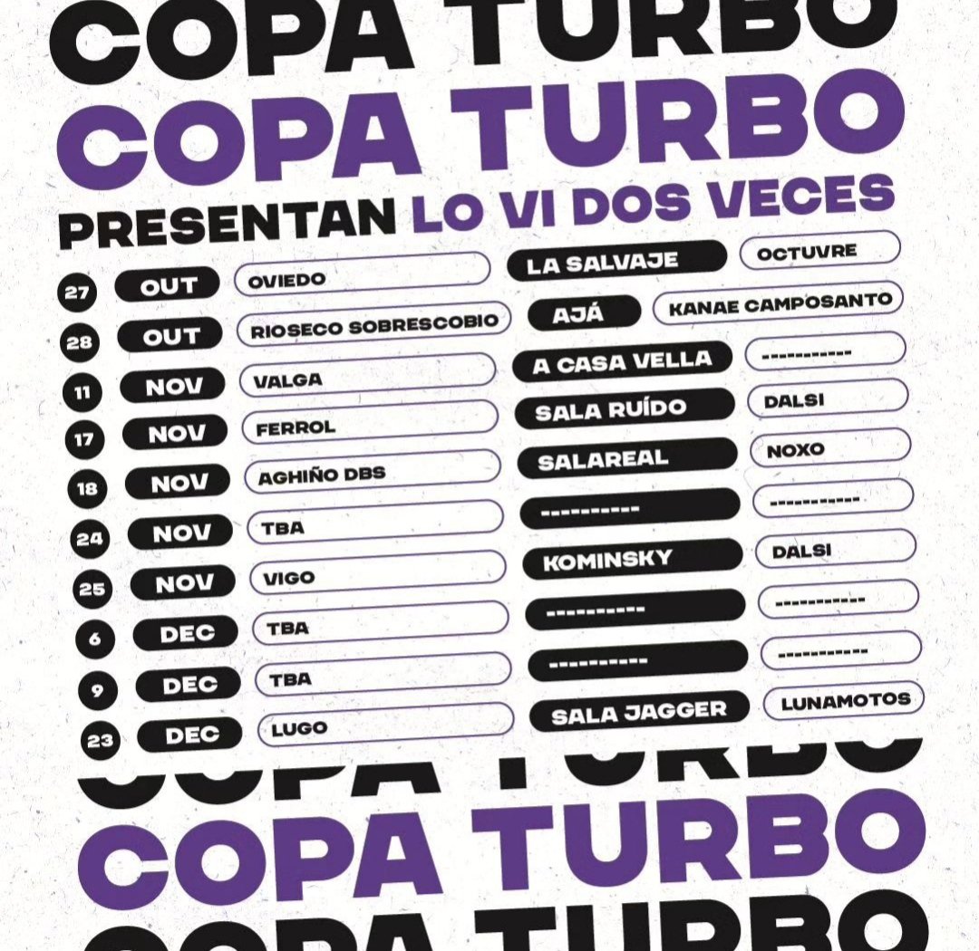 FerrorRecords's tweet photo. Copa Turbo a gas!

@FerrorRecords #FerrorRecords @CopaTurboAGas #copaturbo #directo #concertos #conciertos #punk @salaruido @lasalvaje_ovd https://t.co/k2rwG4f3PV