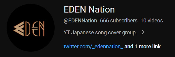 _edennation_'s tweet photo. We recently hit 666 subscribers on YouTube. Thank you for all the support and we hope you continue listening to our covers! https://t.co/AJPpx2ea6I