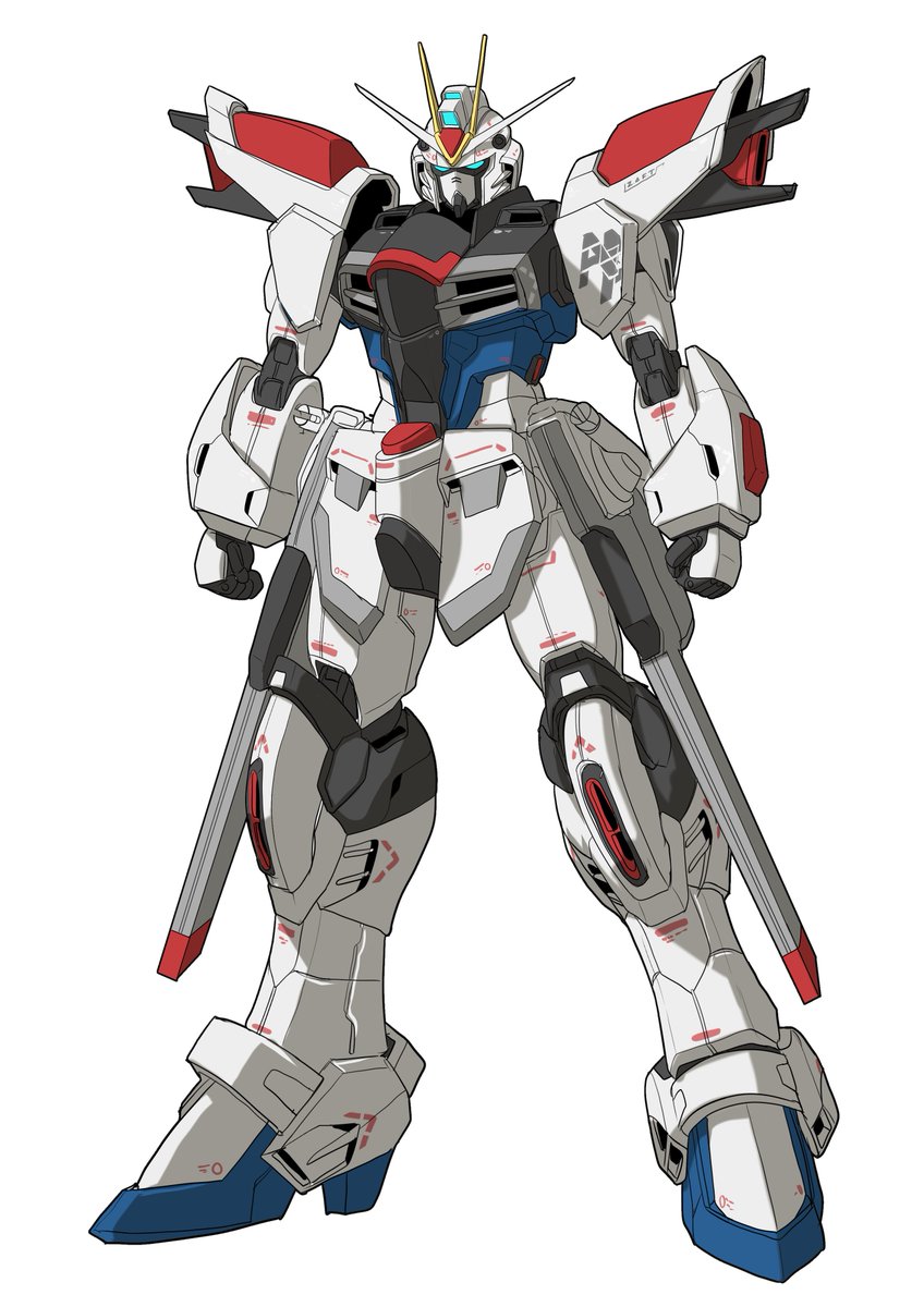 I drew the new Rising Freedom Gundam, in Mr. Katoki Hajime's style
