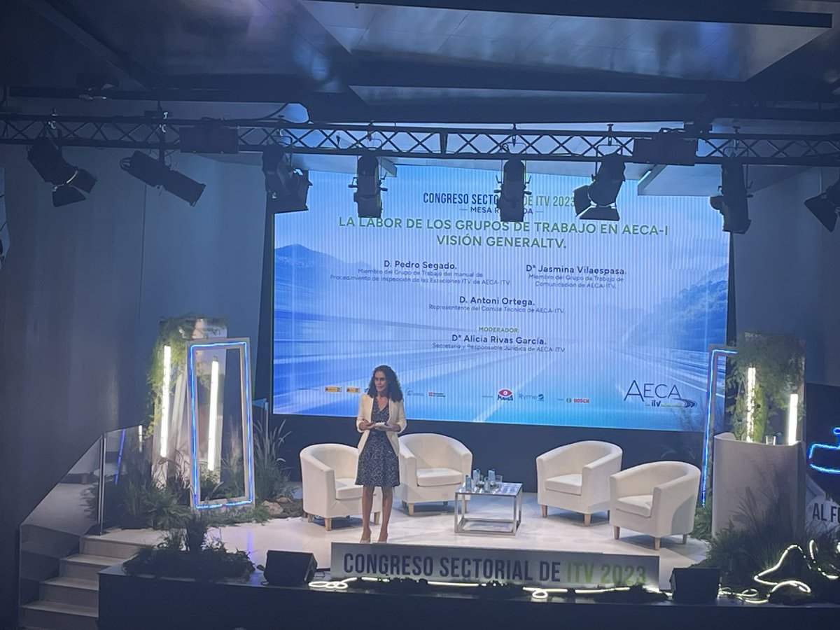 <a href="/DGTes/">Dir. Gral. Tráfico</a> <a href="/Guillermo_Magaz/">Guillermo Magaz</a> <a href="/Unijepol/">Unijepol</a> <a href="/Congreso_Es/">Congreso</a> <a href="/citainsp/">CITA</a> 🔴 La labor de los grupos de trabajo en AECA-ITV: Visión general

Moderadora: Alicia Rivas García, Secretaria y Responsable Jurídica de AECA-ITV 

#CongresoITV2023 #ITVSalvaVidas