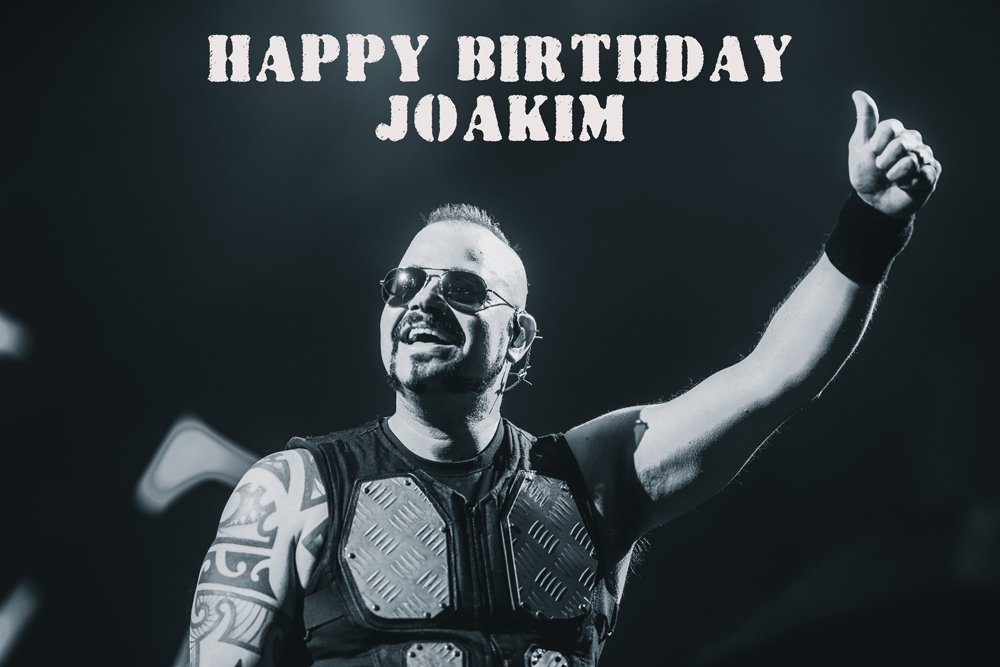 HAPPY BIRTHDAY, JOCKE! We salute you on this special day. Here's to another year of rocking out, inspiring legions of metalheads, and sharing unforgettable memories together. Friends, join us in wishing our brother a happy birthday! 🤘