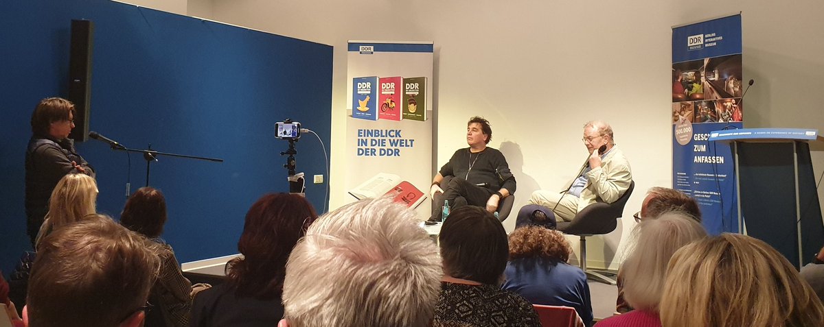 Vorstellung der Ulbricht-Biografie gestern von und mit <a href="/IlkoKowalczuk/">Ilko-Sascha Kowalczuk</a> im @ddrmuseum war sehr kurzweilig, unterhaltsam und erhellend