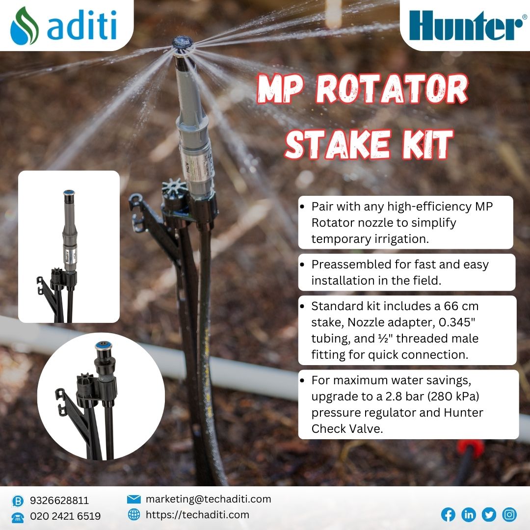 irrigation_pvt's tweet photo. Simplify temporary irrigation with the preassembled MP Rotator Stake Kit.
.
For any requirements,
send mail to marketing@techaditi.com
.
Follow our page @irrigation_pvt
. 
#irrigation #agriculture #landscape #HunterXHunter #landscapes https://t.co/sXUUrEeWHp