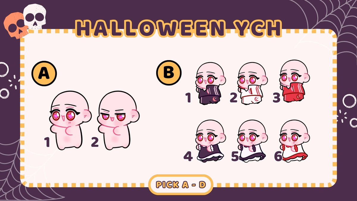 oil__lamp's tweet photo. 🎃 Peekaboo!! Open 15 slots for Halloween YCH 🎃 !!

- 1 time free for edit✨
-Progress time around 1-2 days depends on queue and payment ✨

Buy here https://t.co/i47ssEAzoO or mention below to book a queue ✨

#commission #commission #OillampCommission #CommissionYCH #YCH https://t.co/0dG0lbwZQE