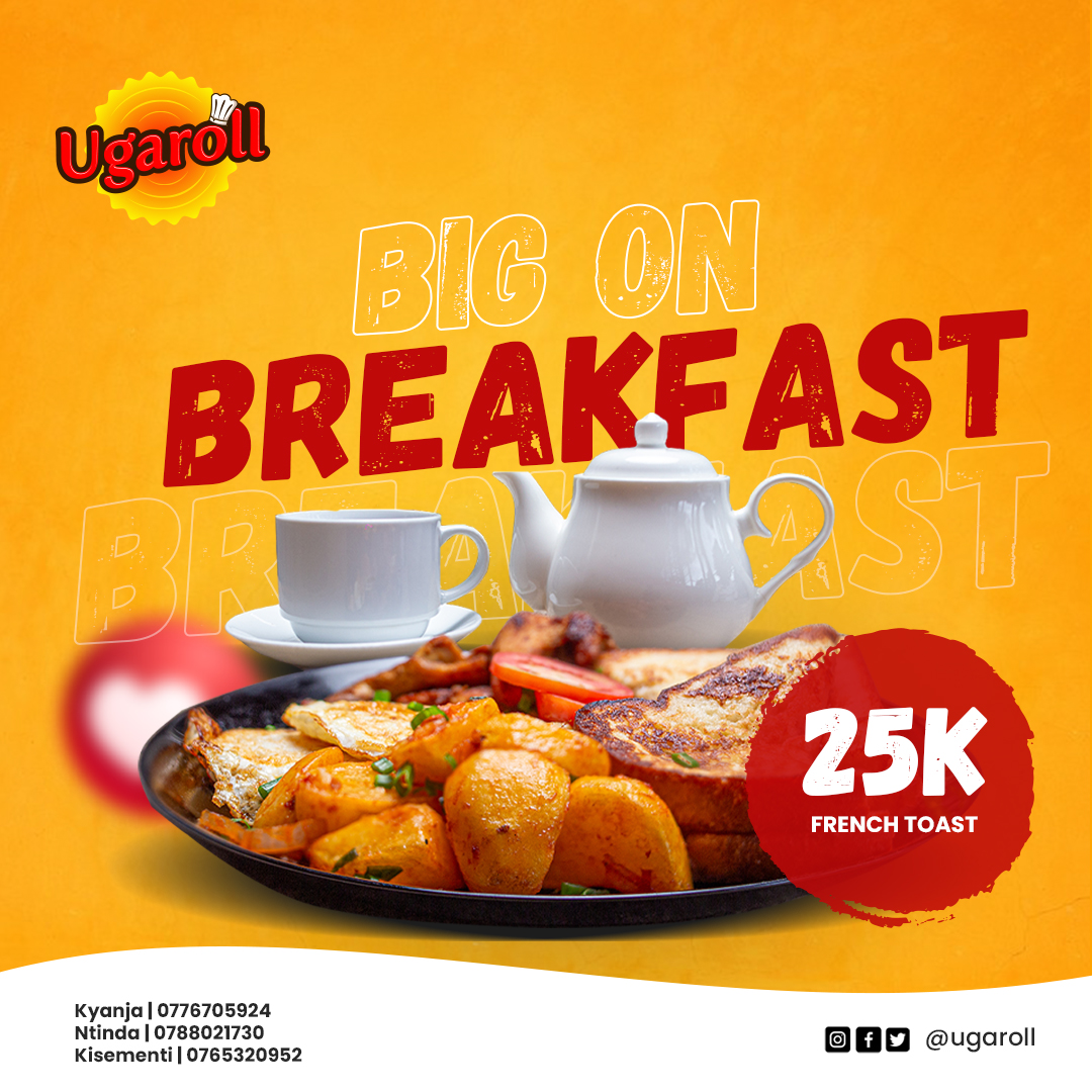 Sip, chew, repeat – the three stages of enjoying Ugaroll's breakfast. 😄☕