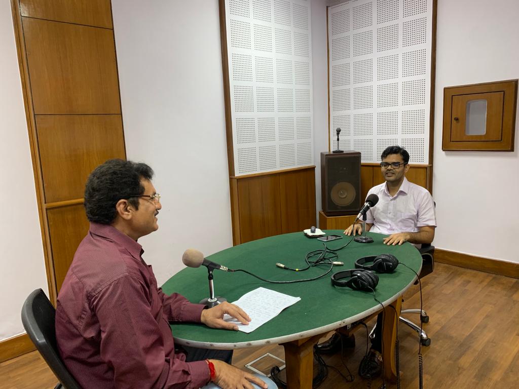 Appeared on akashwani as an IEC activity for promotion of SVAMITVA scheme.