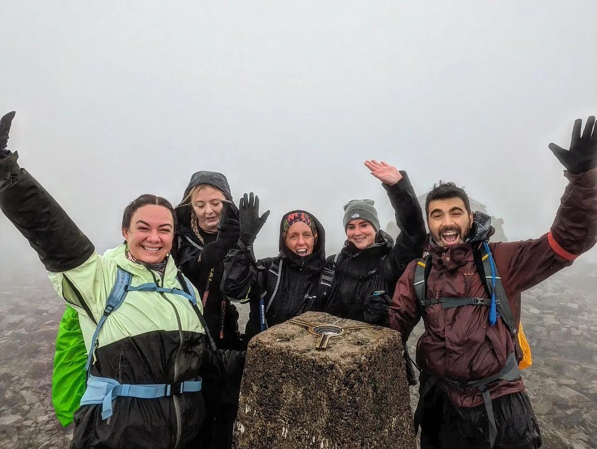 JaneHMoon's tweet photo. We did it! ⛰️⛰️⛰️ National 3 peaks! Wiped out and aching terribly today. We had a such a great team and support. Not too late to sponsor us!

https://t.co/eMNvDRQRC4 https://t.co/r8N9cDMHn7