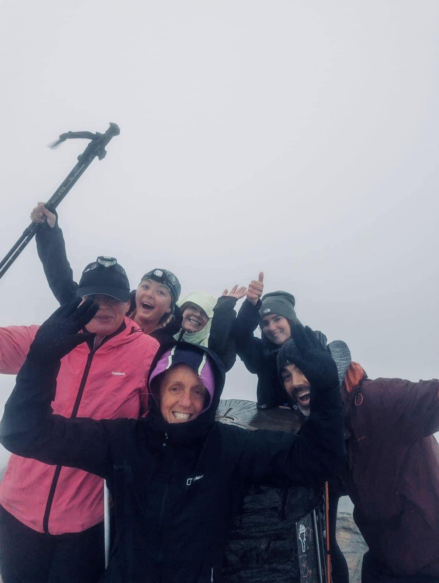 JaneHMoon's tweet photo. We did it! ⛰️⛰️⛰️ National 3 peaks! Wiped out and aching terribly today. We had a such a great team and support. Not too late to sponsor us!

https://t.co/eMNvDRQRC4 https://t.co/r8N9cDMHn7