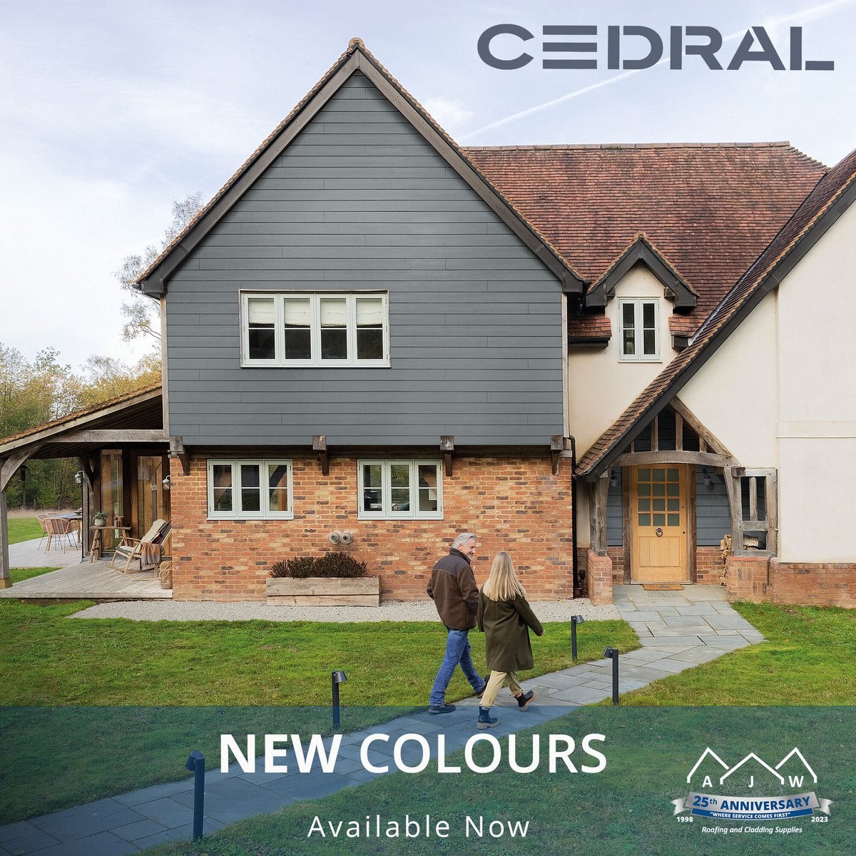 AJWDistribution's tweet image. We are now stocking the new colour range of Cedral cladding 🙌

There are 21 new colours for you to choose from! 😲😍

➡️Cedral Click bit.ly/46aZHZ0 

➡️Cedral Lap bit.ly/48vwauJ 

#AJWDistribution #roofingsupplies #cladding #cedral #cedralclick #cedrallap