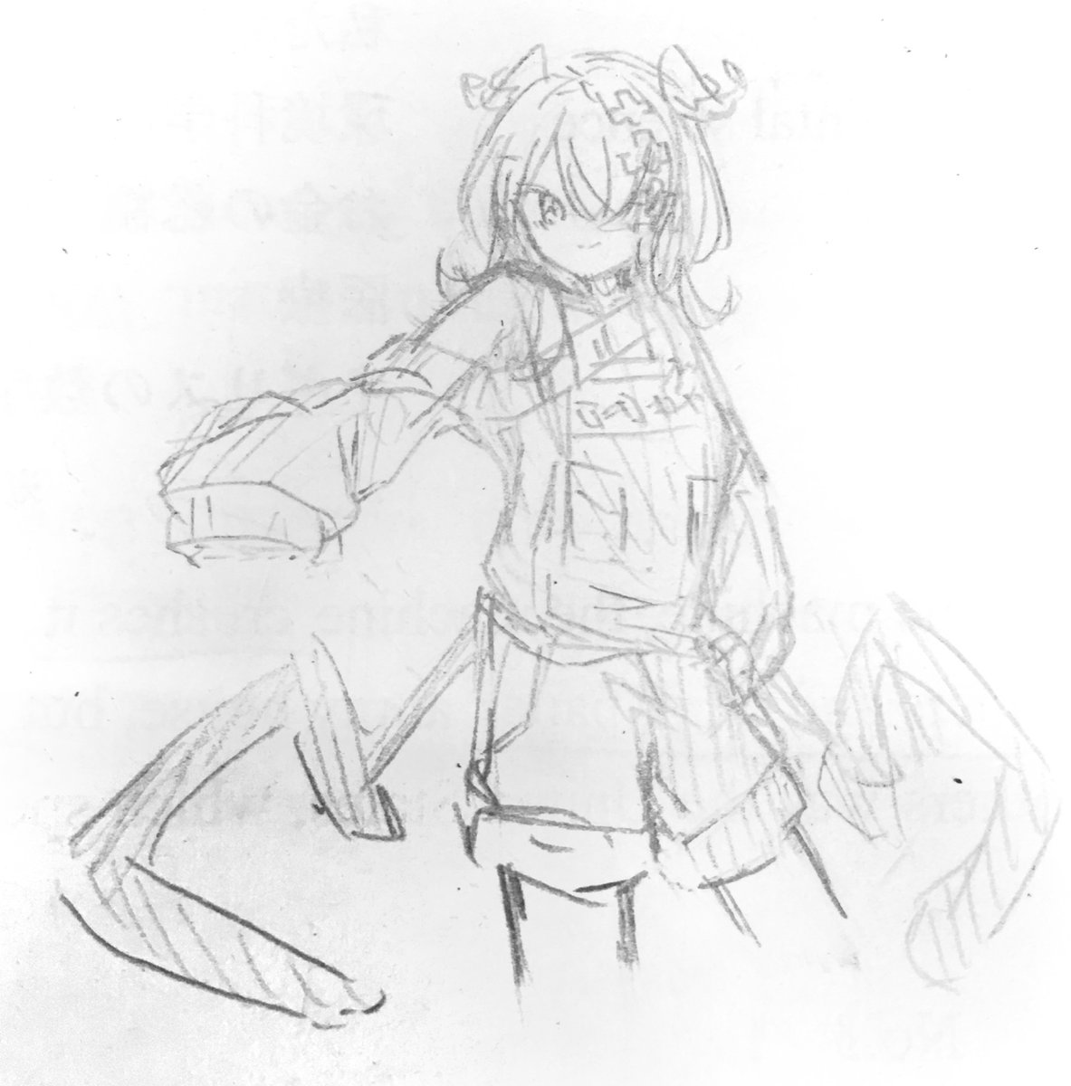Integral_12345's tweet photo. 落書き https://t.co/6bIVSeqJE6