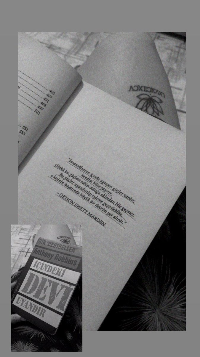 “İnsanoğlunun içinde uyuyan güçler vardır; kendisi bilse şaşırır.” 
🖊Anthony Robbins
📚 İçindeki Devi Uyandır
#Persembe #kitap #okumalistem #kitaptavsiyesi #kitapseverlertakipleşiyor #KitaplarınDünyasıSeniÇağırıyor #kitaptanalıntılar #kitapönerileri #neokudum