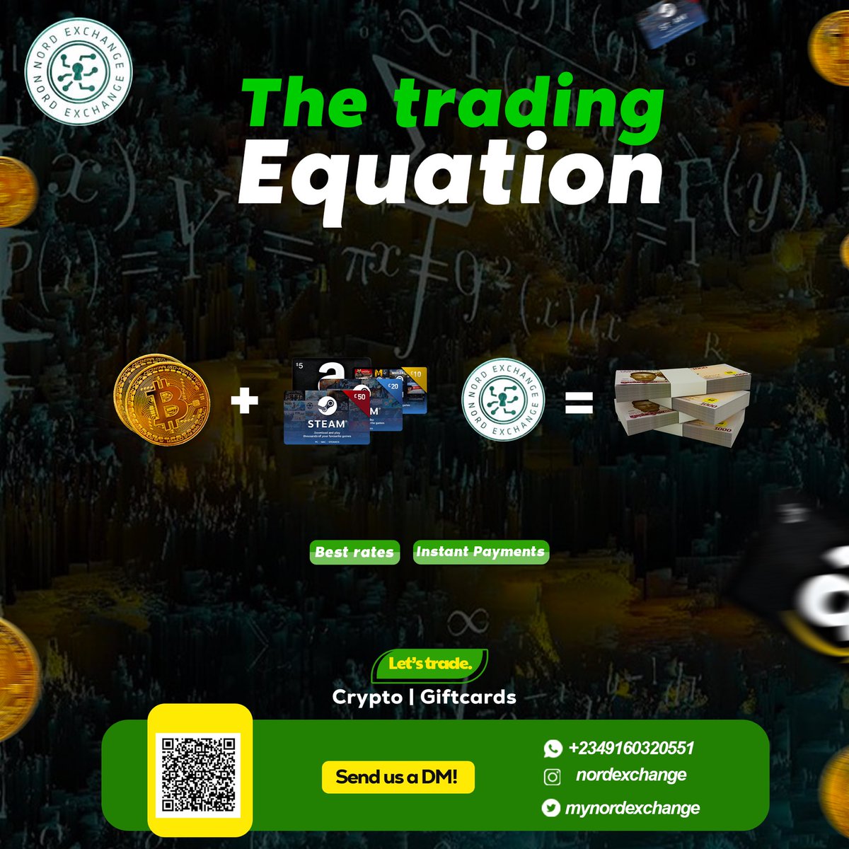 MyNordExchange's tweet photo. We have the best rate for both Giftcards and Cryptocurreny, Do message us today❗️ https://t.co/rd7HbH4MNu