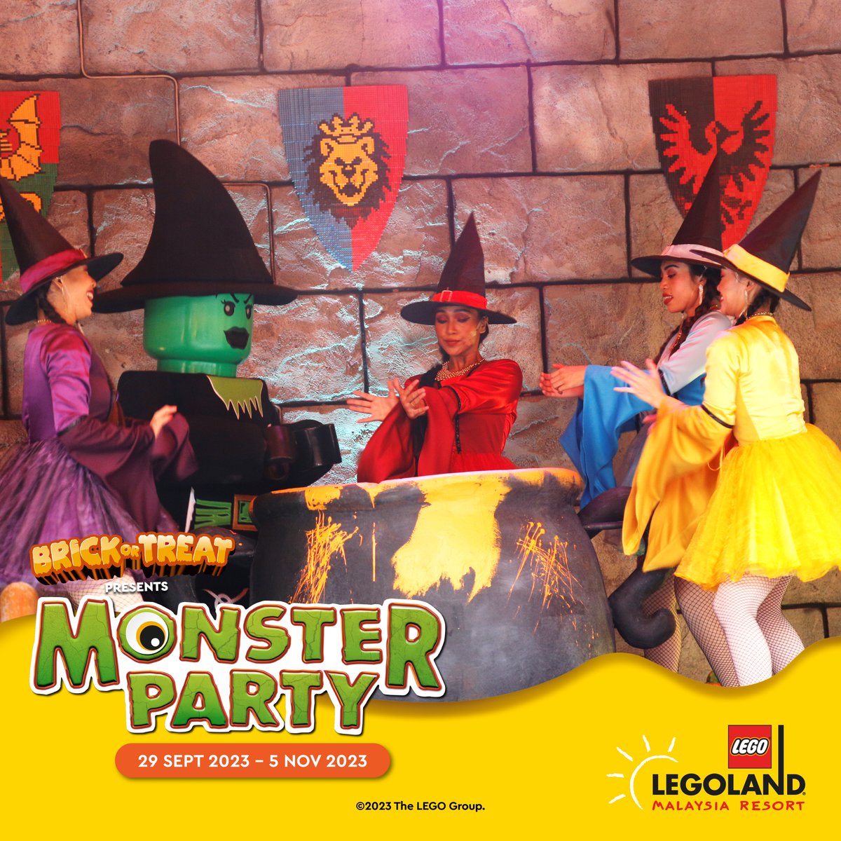 LEGOLAND_MY's tweet image. 👻🎃 Let's join for a brickin' good time at LEGOLAND Malaysia Resort's Halloween Monster Party! 🎉🧟‍♂️ Grab your tickets and come join the monster madness! 🕸️👹 #HalloweenMonsterParty #LLMR 
For Offers &amp;amp; Deals: legoland.com.my/tickets-passes…
Explore the Event: legoland.com.my/explore/shows-…