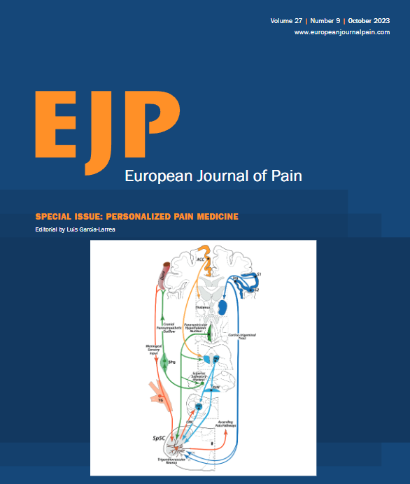 Now available: A Special #EJPain issue on "Personalised Pain Medicine" with an editorial by EFIC President Luis Garcia-Larrea. Find out more here: brnw.ch/21wDe3i