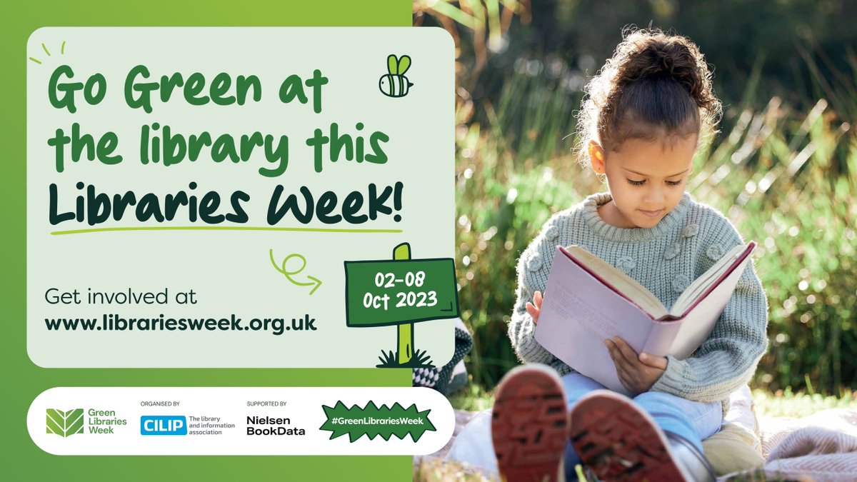 uksla's tweet image. 🌱 #GoGreen at the library for @CILIPinfo&apos;s #GreenLibrariesWeek!

Celebrate the inspiring activities that libraries are doing to support their communities across the UK. Remember to share your pictures and add your activities to the Green Map 💚

Details 👉🏼buff.ly/45fmXUo