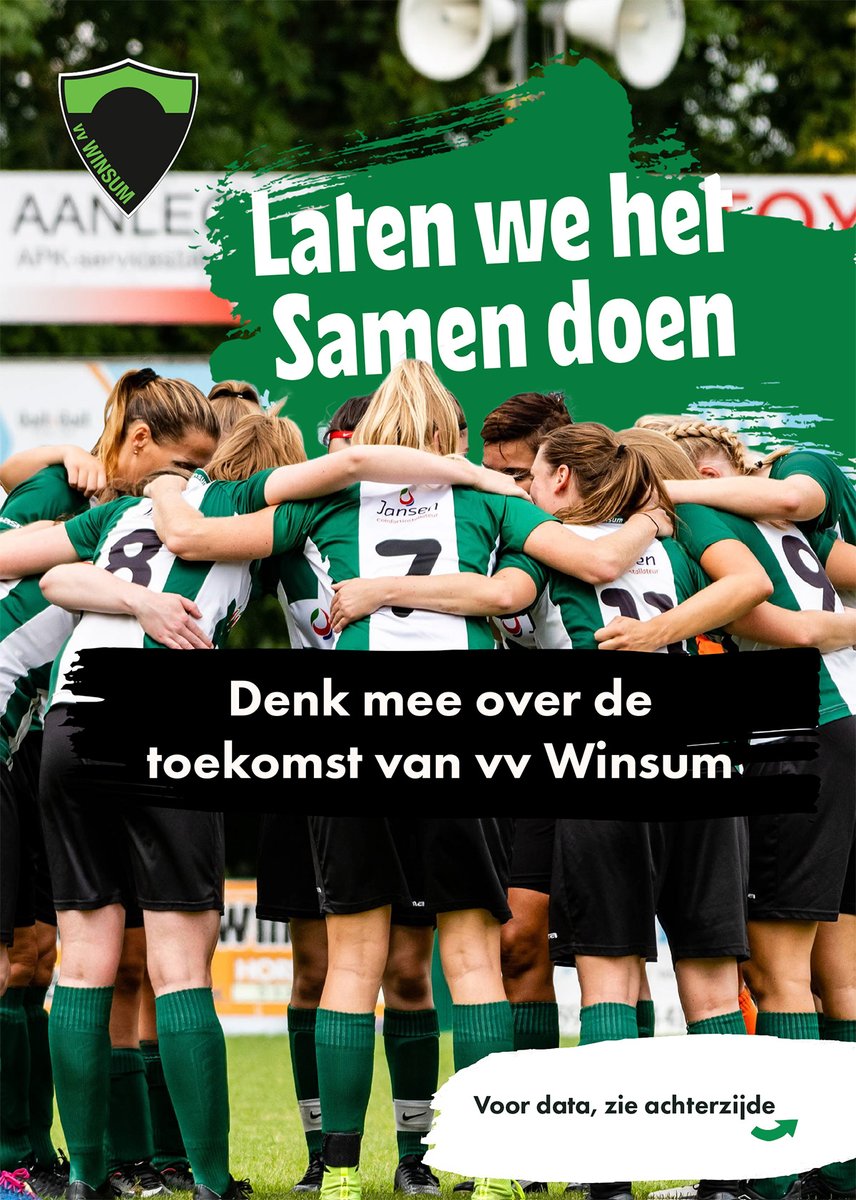 Denk mee over de toekomst van vv Winsum! dlvr.it/Sx1WqL