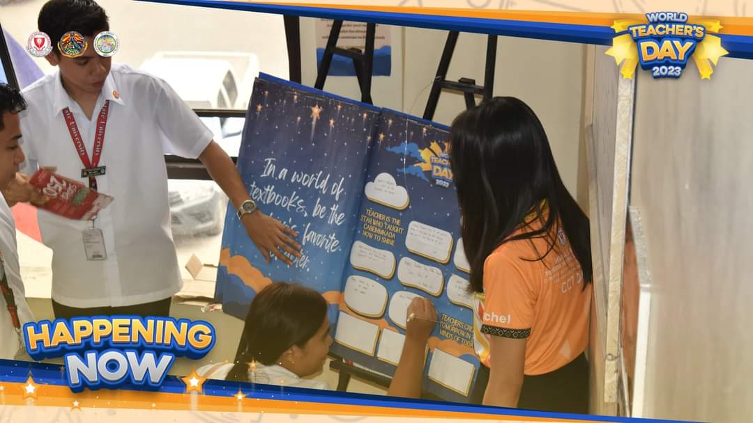 cabeihmscmain1's tweet photo. 𝐇𝐀𝐏𝐏𝐄𝐍𝐈𝐍𝐆 𝐍𝐎𝐖!

Rise and shine, CABEIHM!

Smile, Snap, and Share the Love! The CABEIHM Student Council's booths are buzzing with excitement on the third floor of the CITE Building.

#TeachersDay2023
#CABEIHMAboveandBeyond
#ZitoRedSpartans https://t.co/7XBT4s7xIB