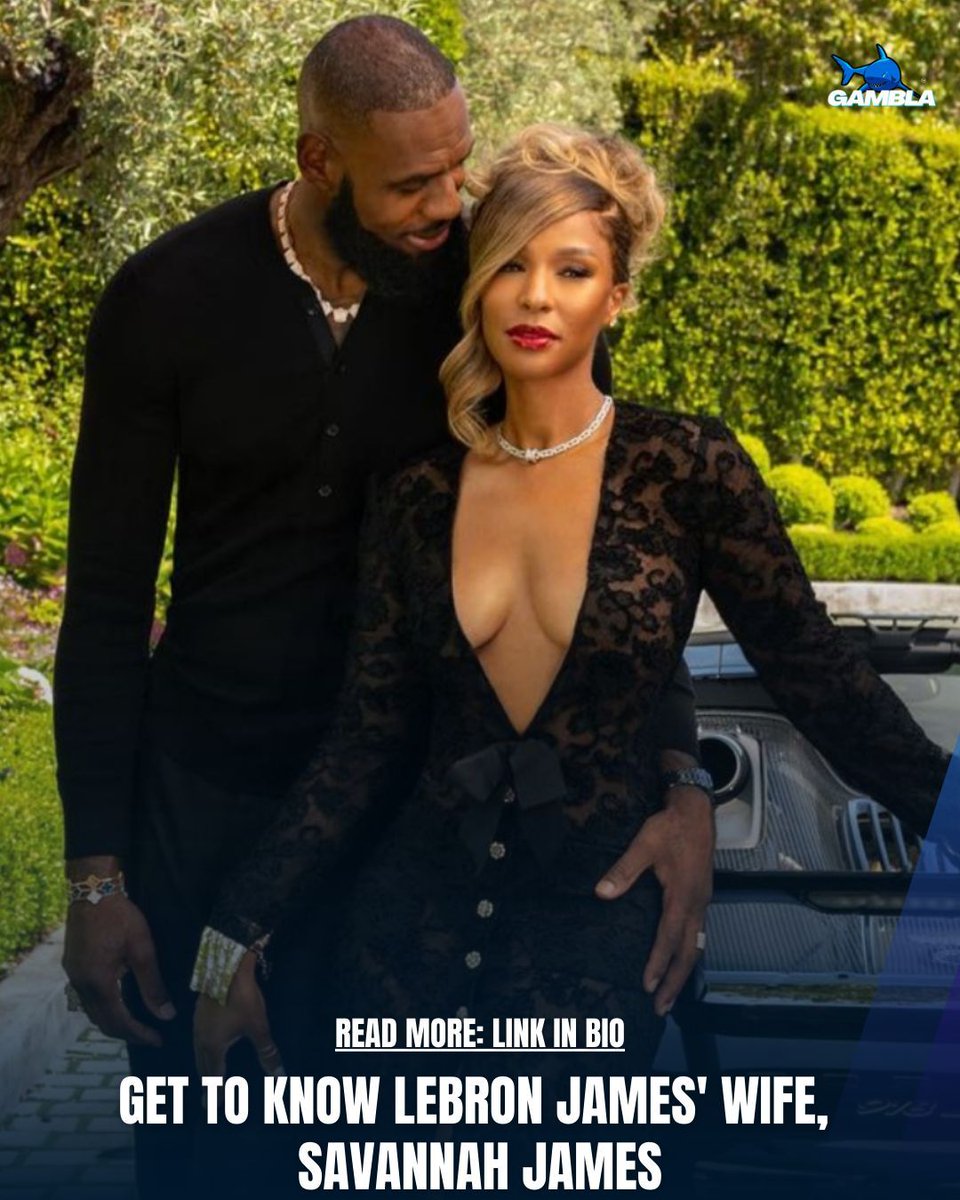 gamblasports's tweet photo. Get to Know LeBron James’ Wife, Savannah James 🏀 Follow us for more daily #NBA content! 

#savannahjames #lebronjames https://t.co/kR3Xu5aQo8