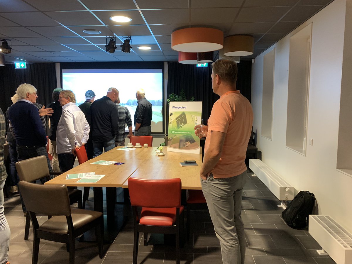 Woensdagavond waren @cor_lievers en <a href="/pjhummelen/">PieterJan Hummelen</a> bij de #inloopavond voor her #zonnepark <a href="/StadBlokzijl/">St. de Stad Blokzijl</a> 
Goed om er te zijn, complimenten voor de organisatoren! #CUSWL