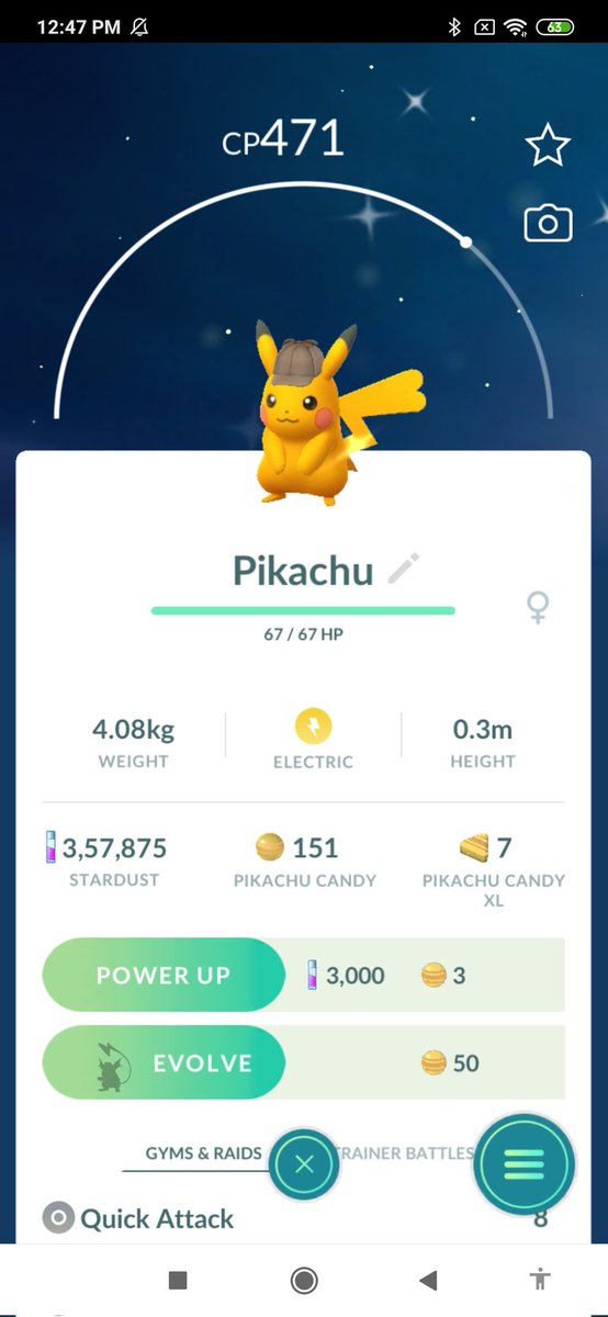 Shiny detactive Pikachu in alt account 😀