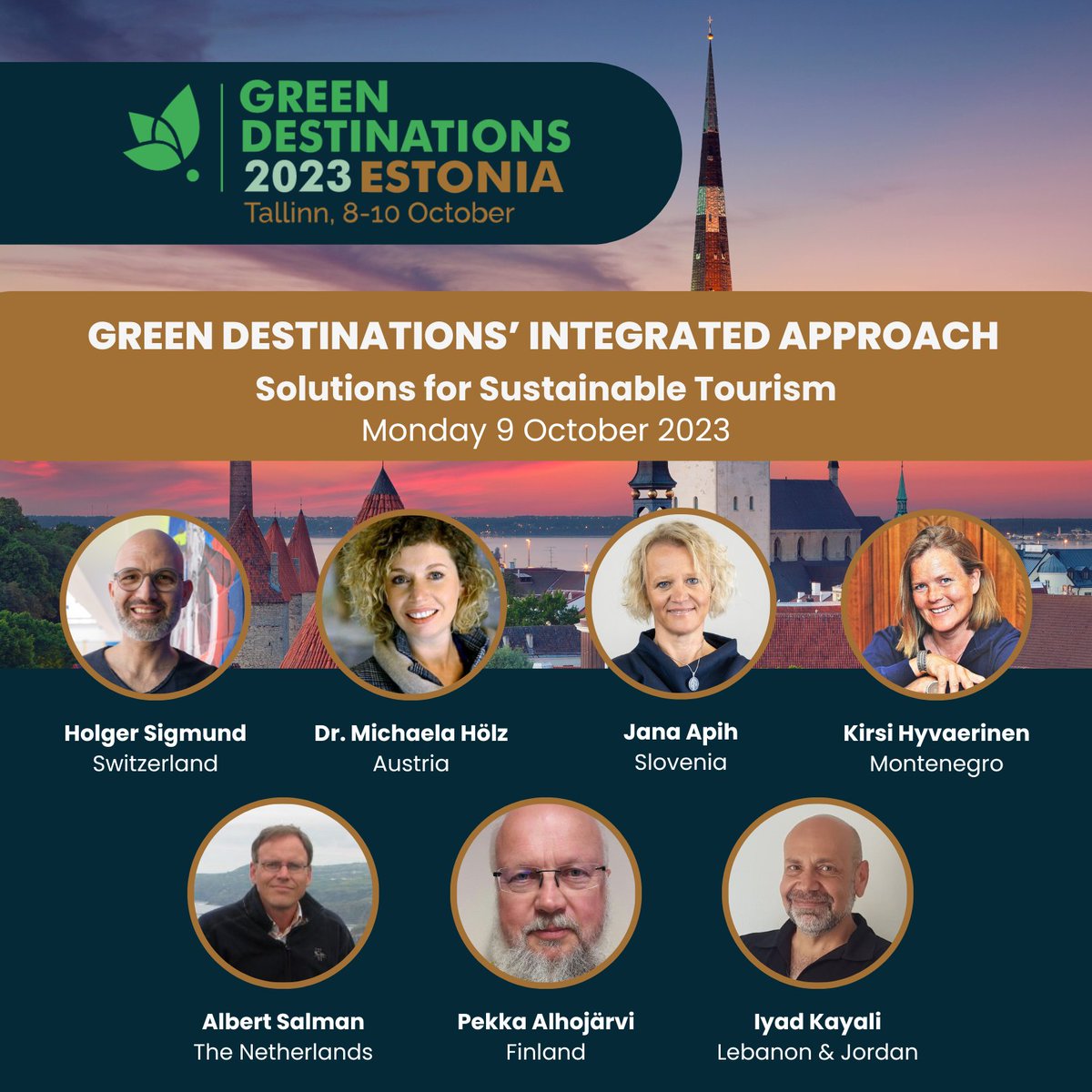 🇪🇪 GD 2023 | 🗓 Day 2

💼 Panel: Green Destinations’ Integrated Approach: This panel discussion aims to support Green Destinations Representatives and DMOs in successfully working together internationally (regional).

🎟 Book your spot here: ow.ly/eT5U50PQbyo