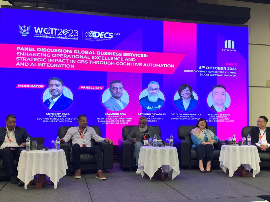 WCITIDECS2023's tweet image. Enterprise Stage: Enhancing Operational Excellence and Strategic Impact in GBS Through Cognitive Automation and AI Integration

Panel discussion on how cognitive automation and AI integration revolutionised operational excellence and drove strategic impact. 

#WCITIDECS2023