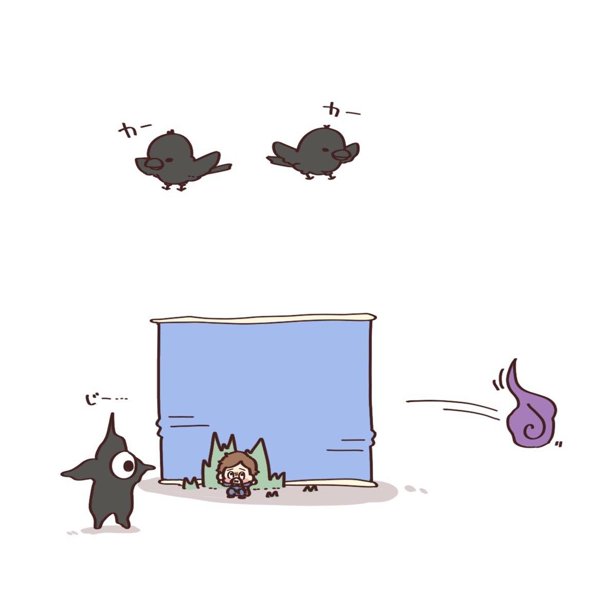 「絶体絶命!!?」|にくら。のイラスト