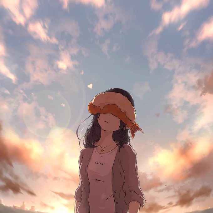 夕暮れの頃 (今回は3つ隠れてます)