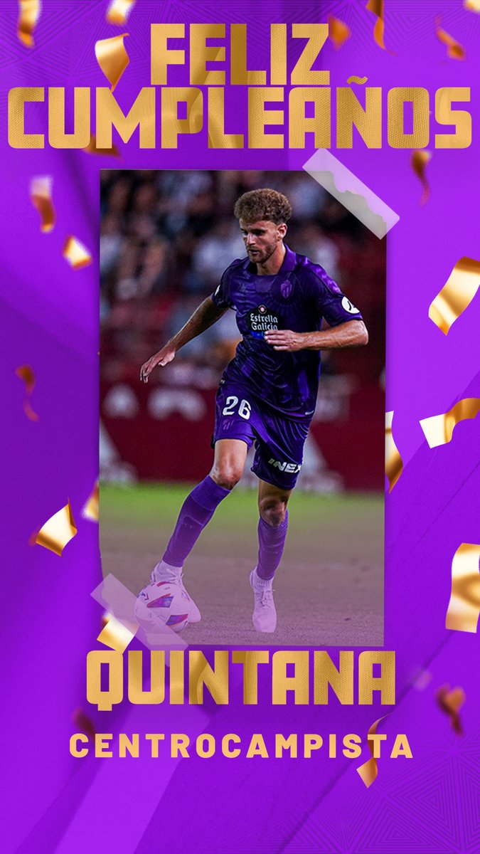 🥳💜 ¡Feliz 2⃣2⃣ cumpleaños, Quintana!