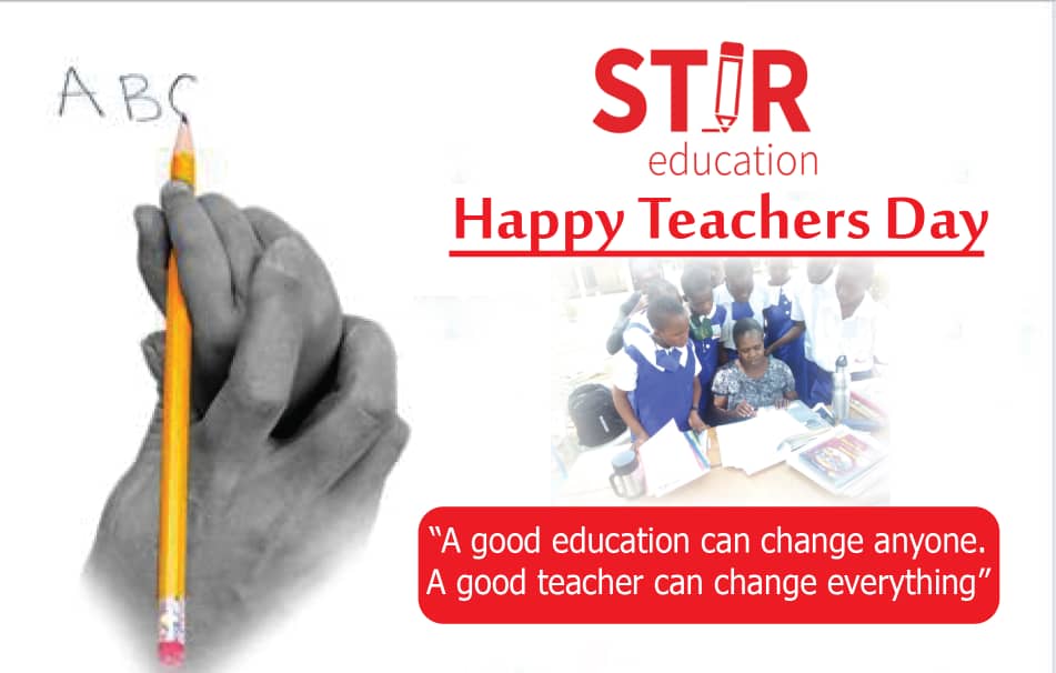 Sending warm wishes to the teachers who shape the world, one lesson at a time <a href="/STIReducation/">STiR Education</a>