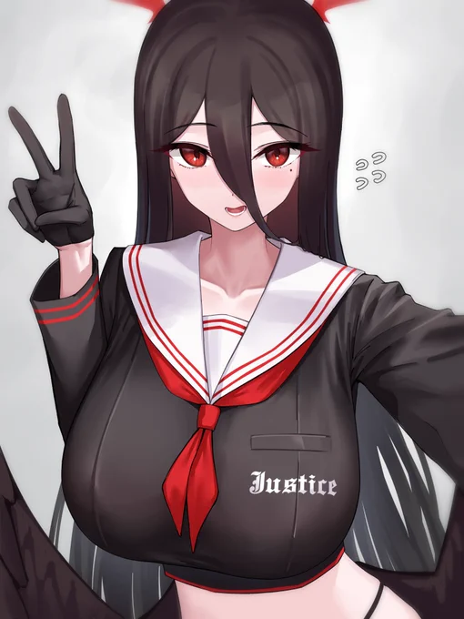 ぴ…ぴーす?#ブルアカ 