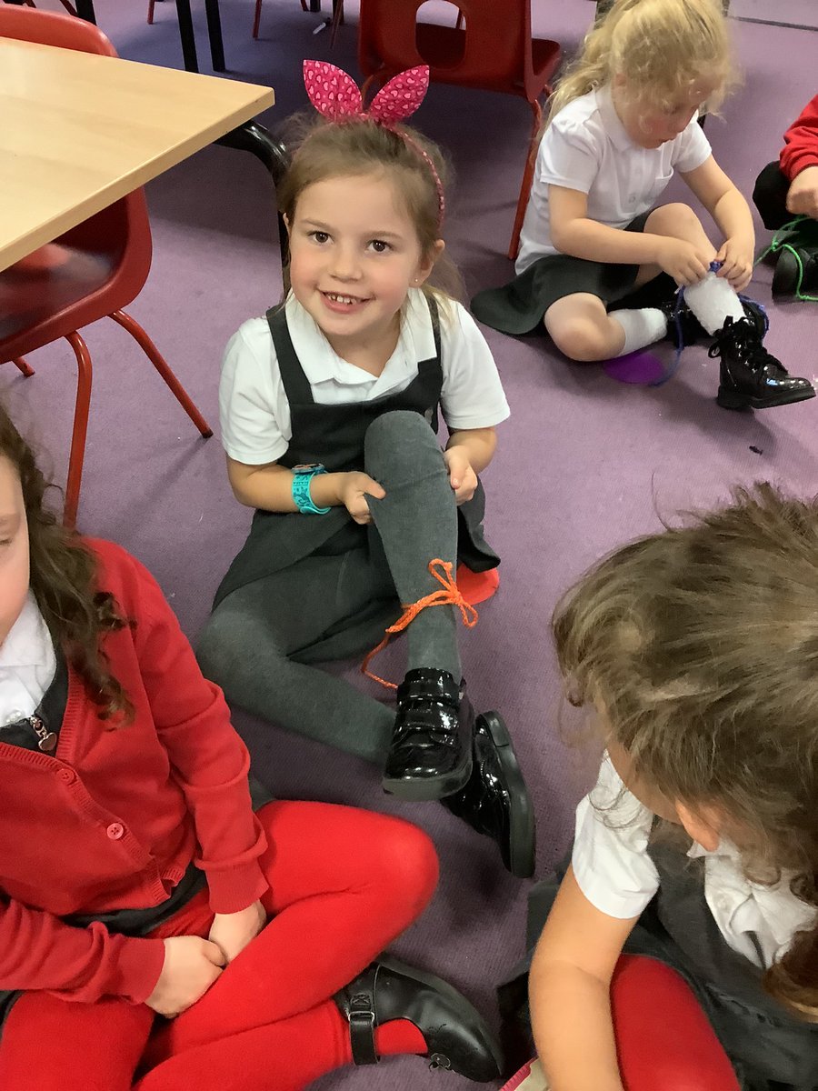 Y1OPS's tweet image. As part of our #ReflectEd learning this half term, we have been learning to tie shoelaces. The children have shown a growth mindset by persevering