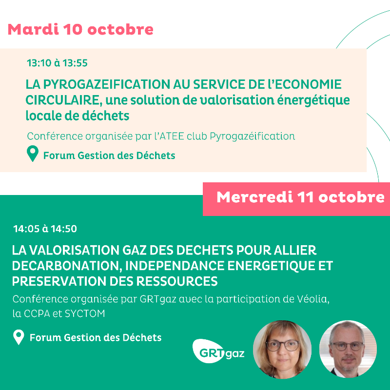 natrangroupe's tweet photo. 🏁Coup d'envoi du salon @Pollutec

Du 10 au 13 octobre, venez découvrir es innovations gaz au service de la gestion des déchets et rencontrer nos experts Pyrogazéification, Gazéification Hydrothermale et Méthanisation sur notre stand.

Notre programme #Pollutec 👇
