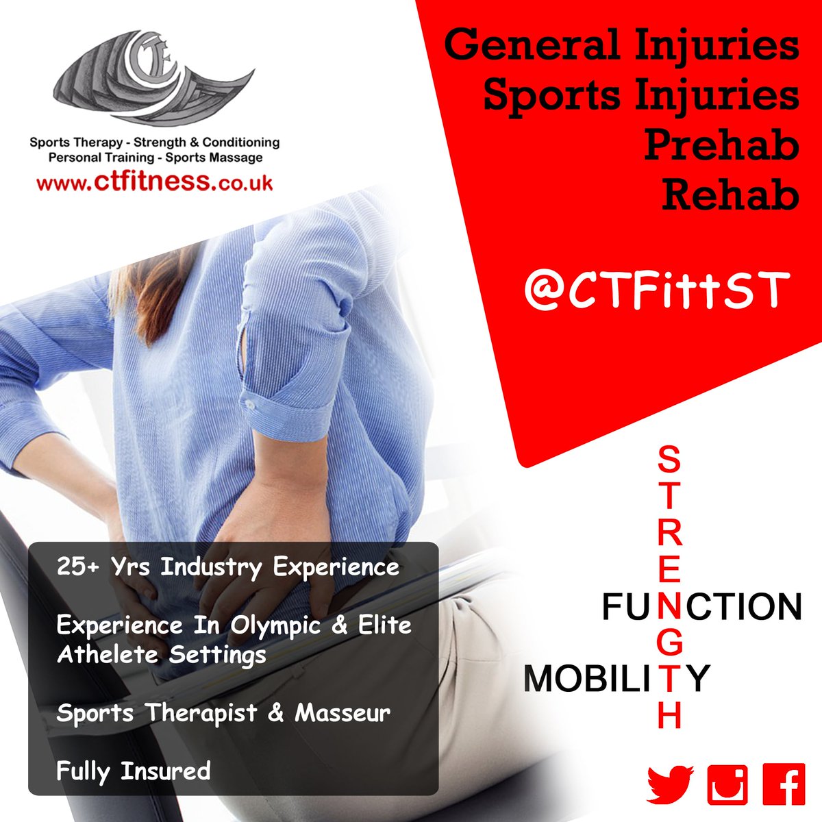 ctfitt's tweet image. #ctfittst #radstock
#midsomernorton #positivechange #bathsomerset #sportstherapy #sportsinjuries #sportstherapist  #lifestylechange #personaltrainer #personaltraining  #fitnessgoals #fitnessjourney @MSNNubNews
@SheptonG
@FutureShepton ctfitness.co.uk/sports-therapy…