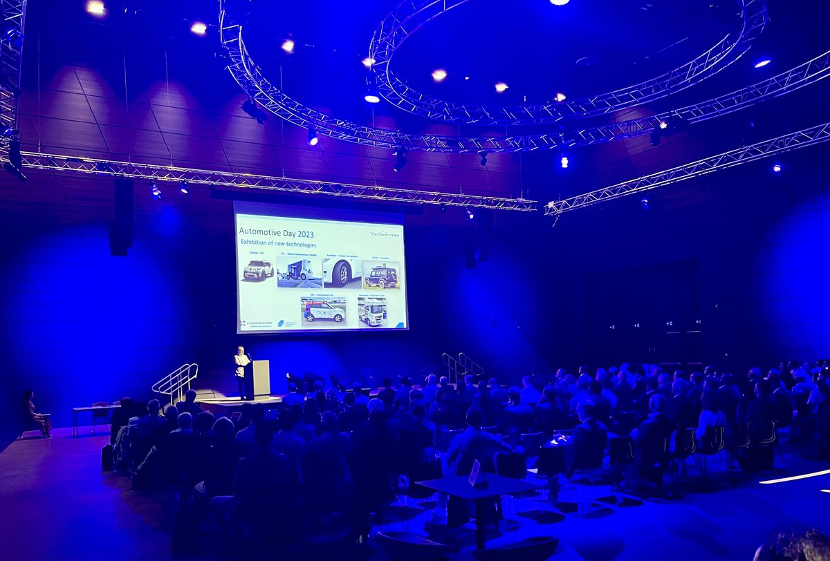raphaelfrank_lu's tweet photo. #AutomotiveDay2023 #MakingInnovationHappen @Luxinnovation @SnT_uni_lu https://t.co/OUJJ1wIpNw