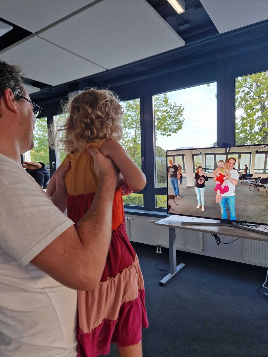 tngtech's tweet photo. For 'Türen auf mit der Maus' we invited 70 children to explore fun AI showcases like a picture story generator and real-time deepfakes. We enjoyed sharing our knowledge with our young guests, and hope to have inspired them as the Mouse has been doing for over 50 years. #TürenAuf https://t.co/LE0mp7OZlV