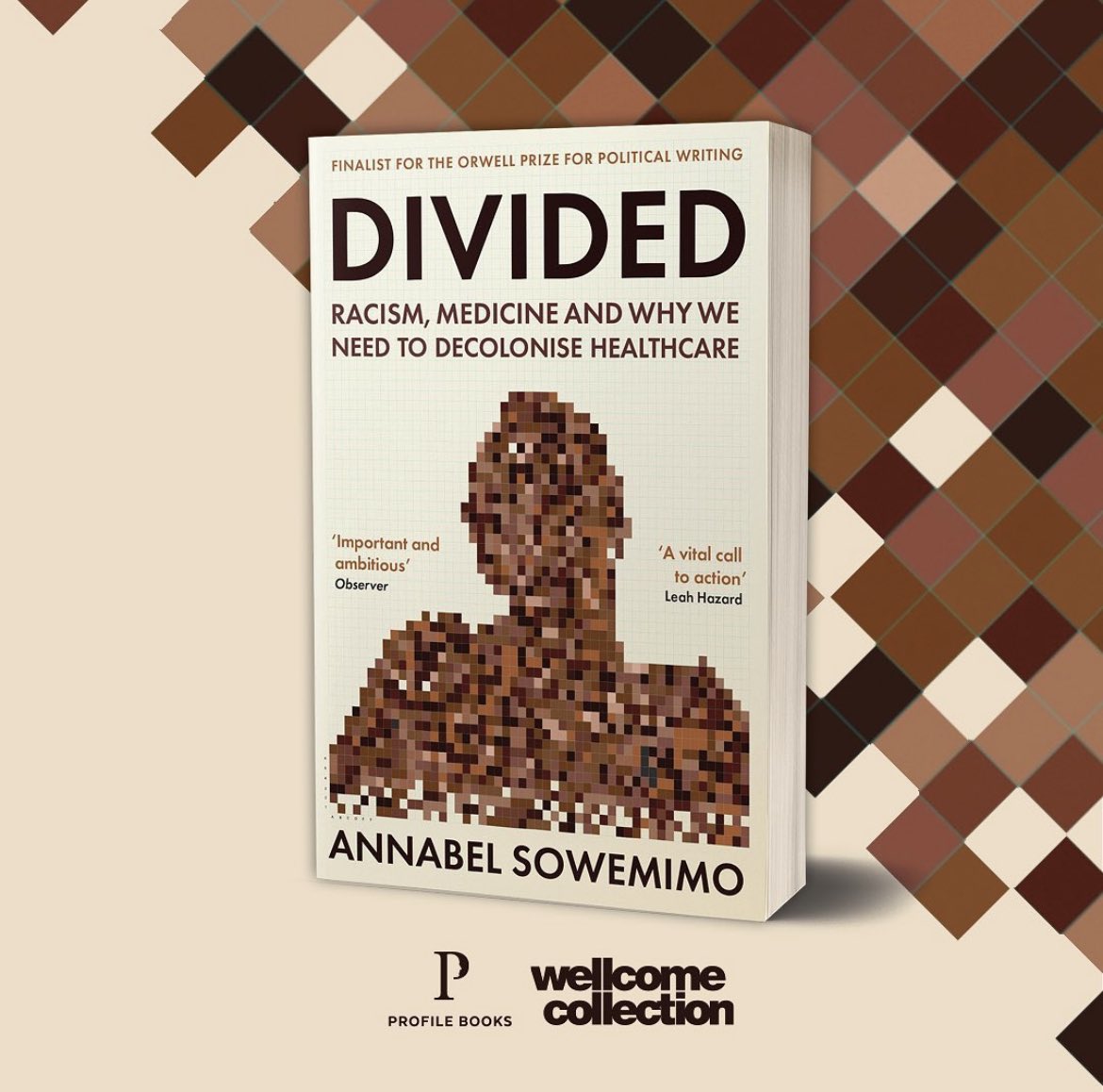 SoSowemimo's tweet photo. It’s my paper back publication day 🥳 @ProfileBooks @ExploreWellcome ! 
I’m particularly happy because I know hardbacks are expensive and so many students have reached out to me saying they are waiting for their friends copy. I hope this makes Divided more accessible https://t.co/N62pnaHQZf