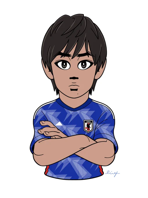金髪から黒髪にチェンジ#サッカー日本代表 #SAMURAIBLUE #伊東純也 