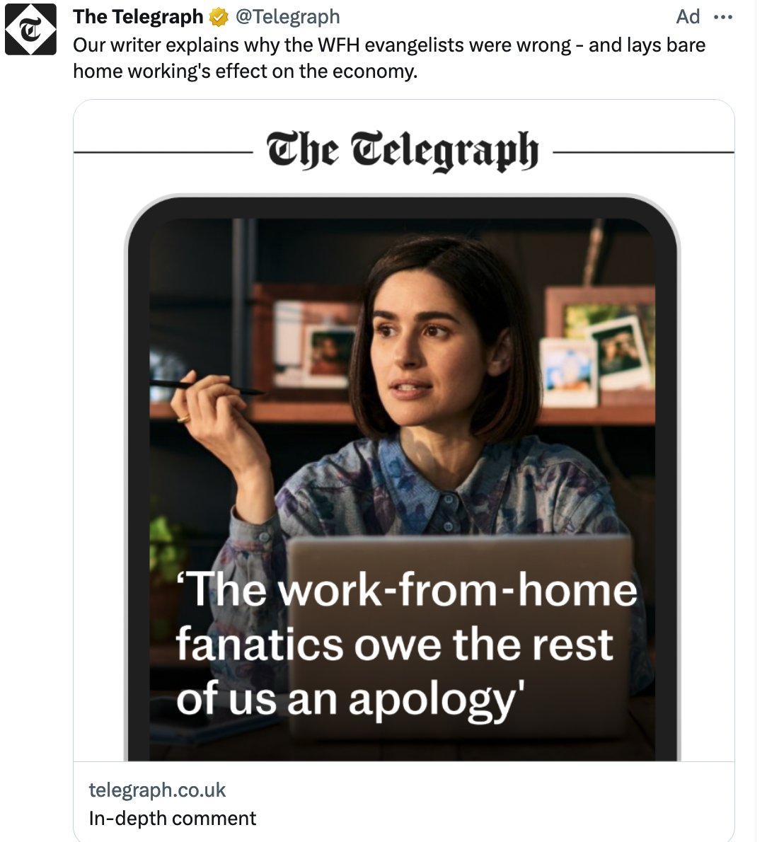 Guy Ruddle (@guyruddle) on Twitter photo It was bad enough when the <a href="/Telegraph/">The Telegraph</a>'s 'let's pit everyone against each other' approach was confined to the way it treated its employees..... It was bad enough when the <a href="/Telegraph/">The Telegraph</a>'s 'let's pit everyone against each other' approach was confined to the way it treated its employees.....