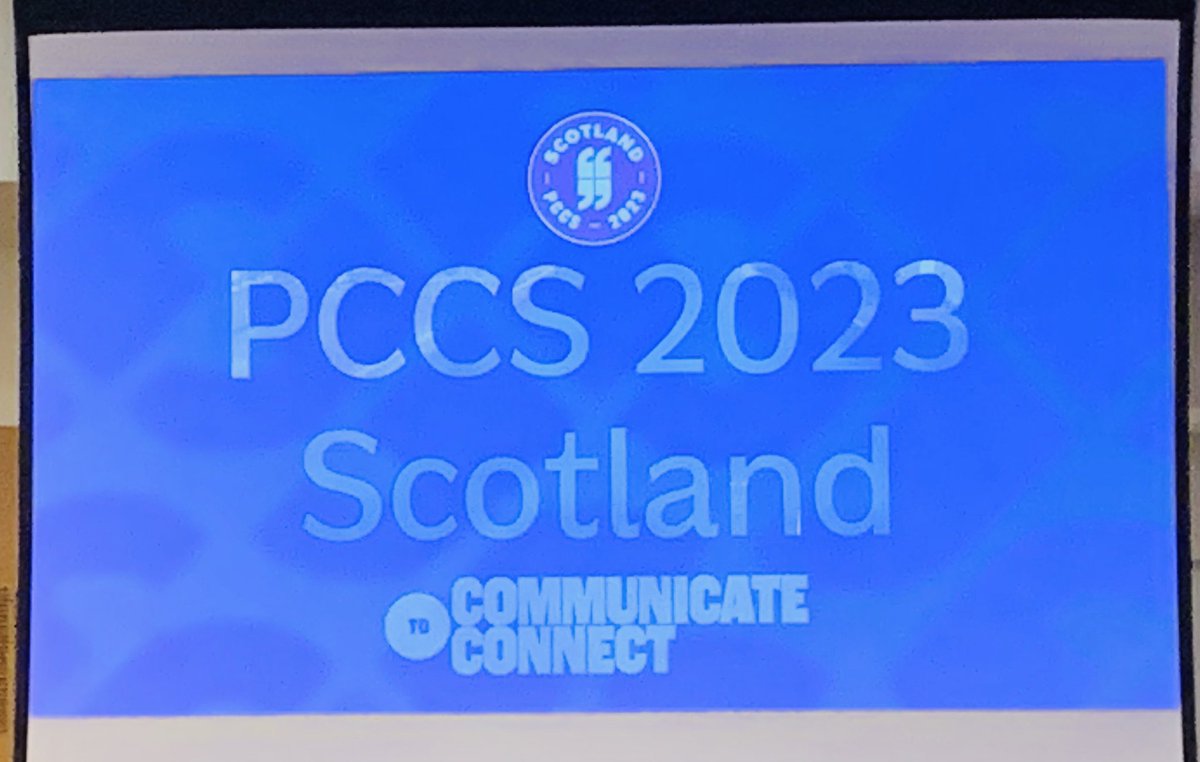 We have arrived in Edinburgh and are ready for the next few days of networking and education #PCCS2023