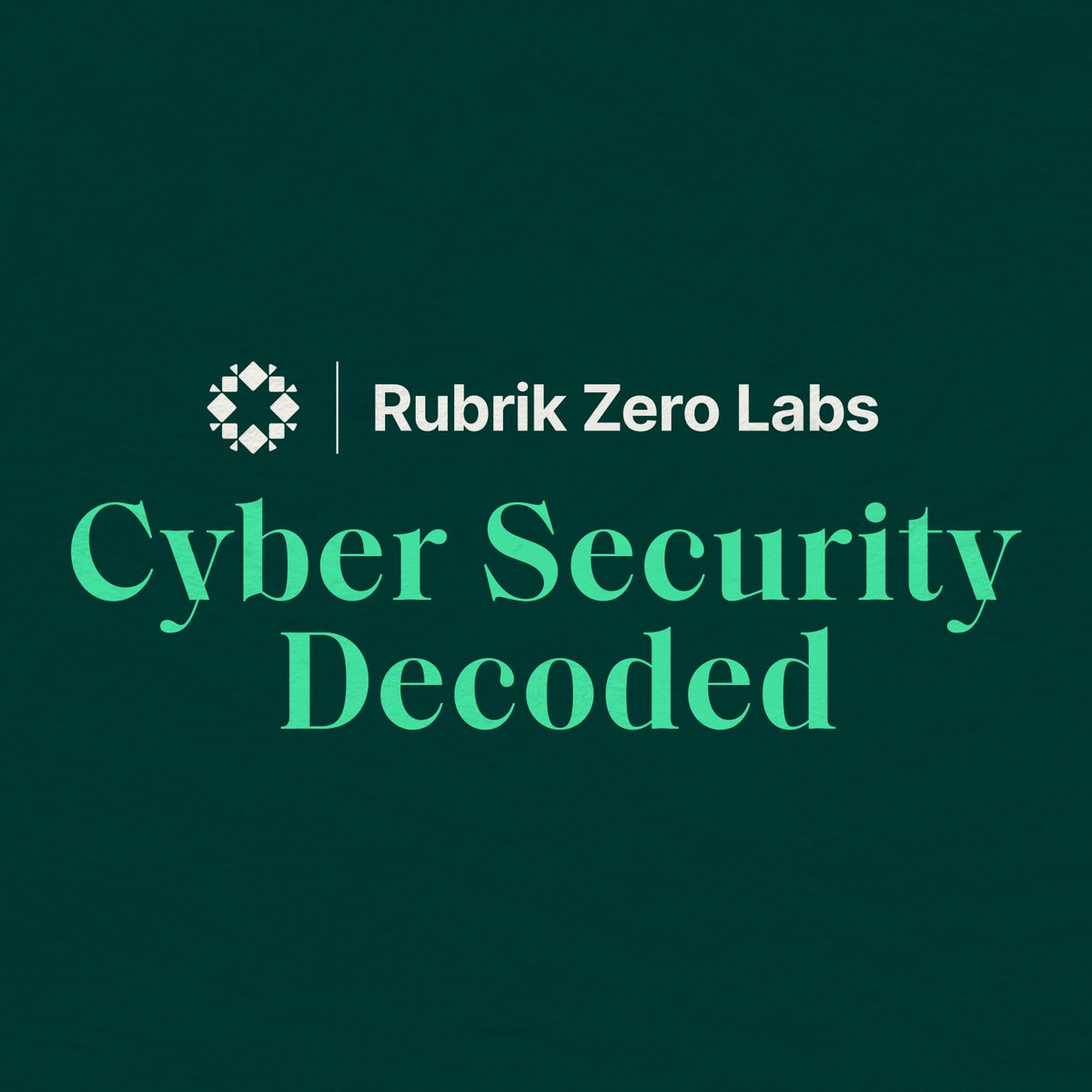 Zambon_Fa's tweet photo. Looking for a new podcast covering the latest in all things #DataSecurity? You’ve found it. Listen to @RubrikInc’s Cyber Security Decoded with @stonepwn3000 on Spotify: https://t.co/iptNPrKaYC https://t.co/q7QEOawbfv