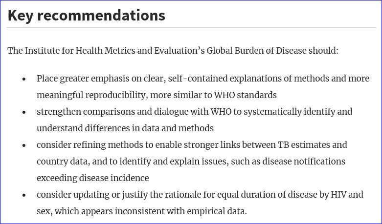 Improving the quality of the Global Burden of Disease tuberculosis estimates from the Institute for Health Metrics and Evaluation
doi.org/10.1093/ije/dy…