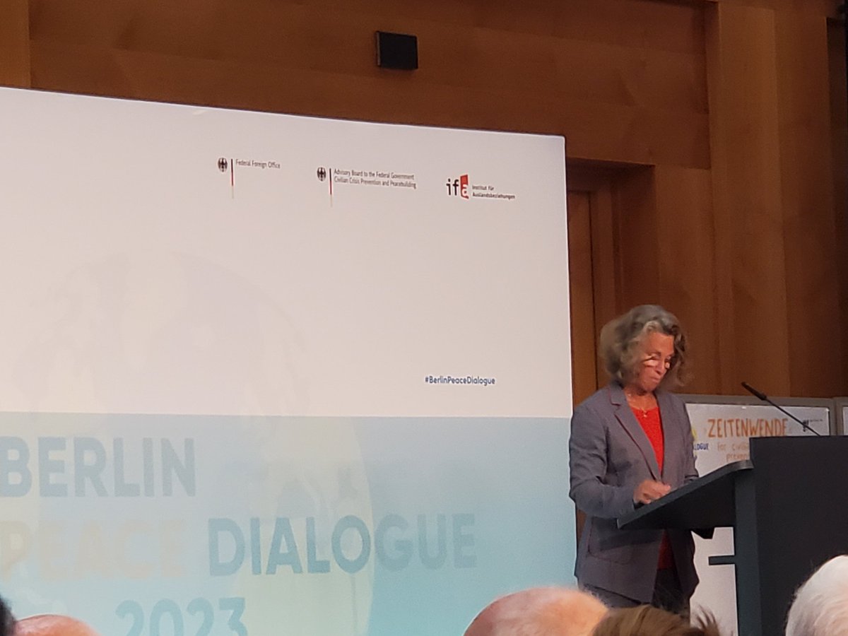 In supporting #Ukraine, we are not only helping to protect Ukraine, but also global #FoodSecurity, State Secretary Baumann underlines at #BerlinPeaceDialogue