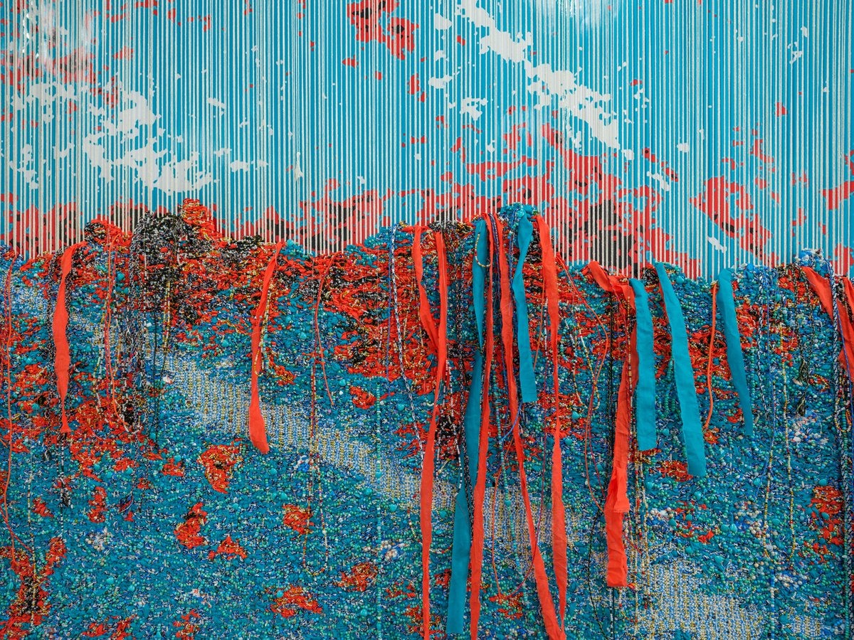 Mayfair Art Weekend (@mayfairartwknd) on Twitter photo ‘Aan die anderkant van die blou veld hoor ek haar lag (detail)’ by Igshaan Adams from the exhibition ‘Primêre Wentelbaan’ soon on view at <a href="/ThomasDaneLDN/">Thomas Dane Gallery</a>
11 October – 16 December, PV: 10 October, 5–8pm
#art #london #gallery #mayfair #contemporaryart #exhibition #artafterdark ‘Aan die anderkant van die blou veld hoor ek haar lag (detail)’ by Igshaan Adams from the exhibition ‘Primêre Wentelbaan’ soon on view at <a href="/ThomasDaneLDN/">Thomas Dane Gallery</a>
11 October – 16 December, PV: 10 October, 5–8pm
#art #london #gallery #mayfair #contemporaryart #exhibition #artafterdark