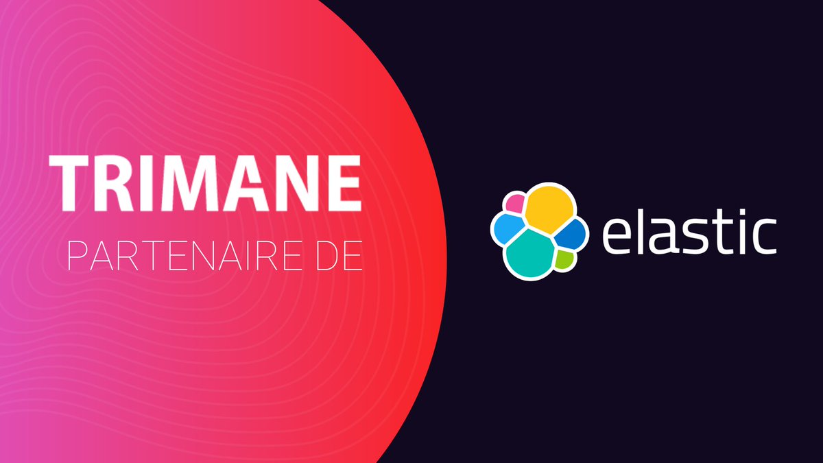 📰 Partenariat : TRIMANE étend son offre de service en s'associant à l'éditeur de logiciels <a href="/elastic/">Elastic</a>.

Lisez l'article ici ➡️ trimane.fr/actualites/par…

#partenaire #data